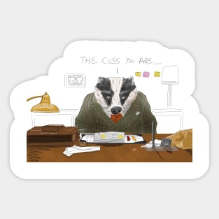 Fantastic Mr. Fox: The Cuss You Are Sticker